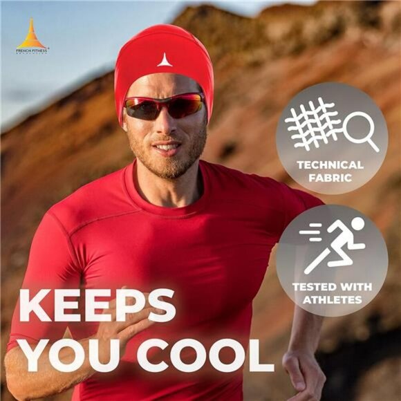 Moisture Wicking Skull Cap Helmet Liner Cooling Sweat Beanie for Sports Men - Picture 3 of 7